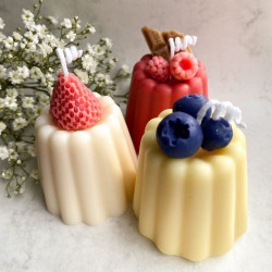 Super cute cake candle from...