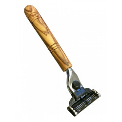Wet razor olive wood handle...